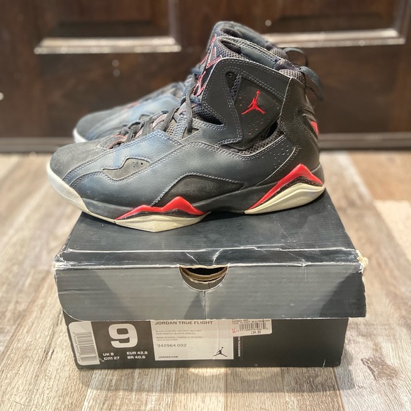 Jordan True Flight (Black Gym Red) - Picture 4 of 8